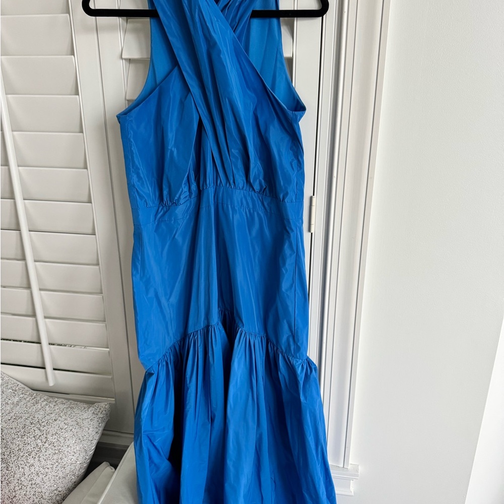 Veronica Beard Electric Blue High-Low Dress